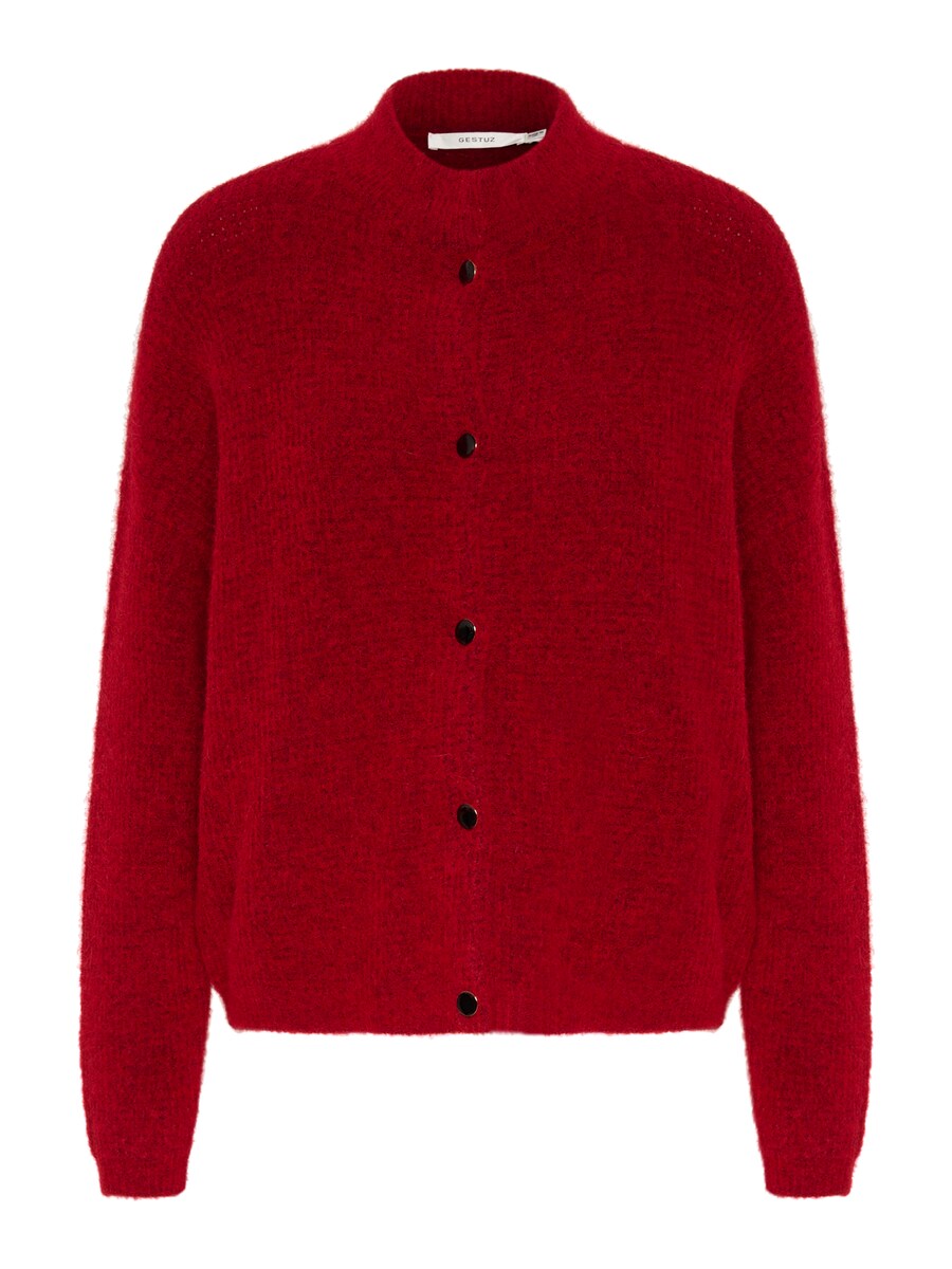

Вязаный кардиган Gestuz Knit Cardigan Alpha, цвет mottled red
