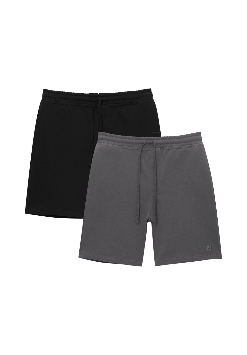 

Спортивные брюки 2 Pack Jogger Bermuda PULL&BEAR, темно-серые