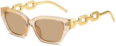 

Модные солнцезащитные очки 2027 года для женщин, винтажные очки, черные солнцезащитные очки для женщин с защитой от УФ-излучения UV400, золотистые очки MTZJH, Champagne