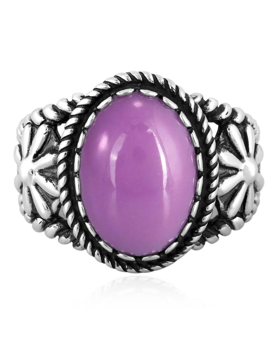 

Кольцо из стерлингового серебра с фосфосидеритовой конхой в форме цветка, размер 5 American West Jewelry, No Color