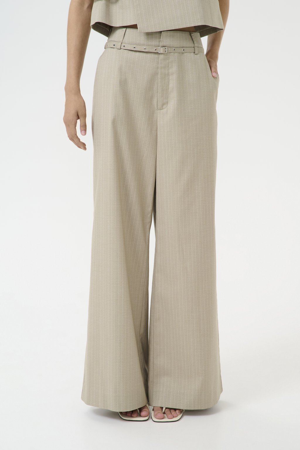 

Брюки TIFF WIDE PANTS Gestuz, бежевый