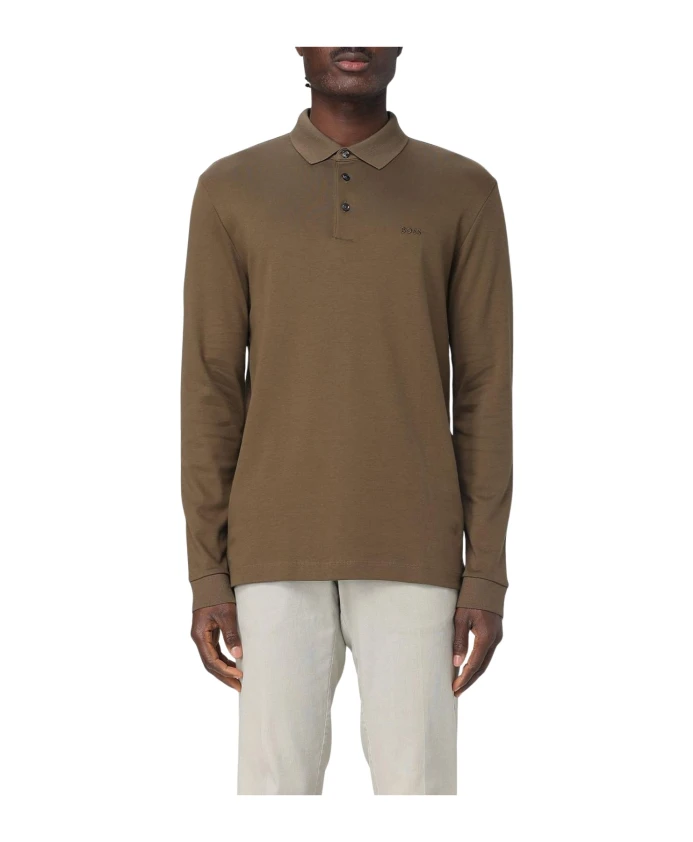 

Рубашка-Поло с длинными рукавами Hugo, зеленый