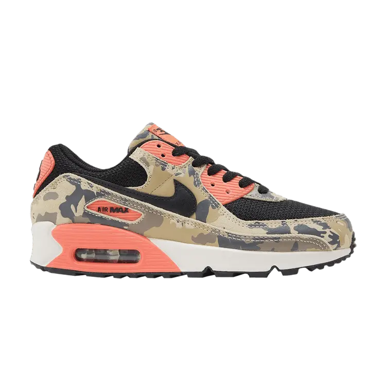 

Кроссовки Nike Air Max 90 Premium 'Camo Pack - Magic Ember', желто-коричневый