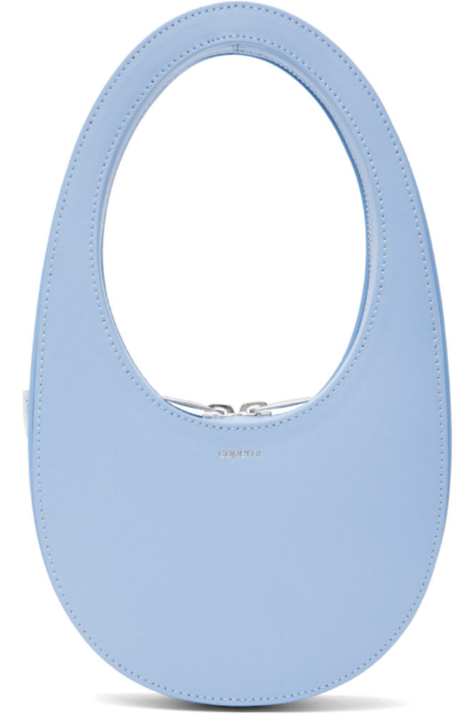 

Синяя мини-сумка-трансфер Coperni