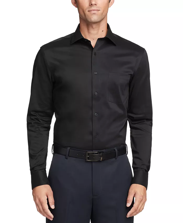 

Мужская классическая рубашка Ultraflex Regular Fit Van Heusen, черный