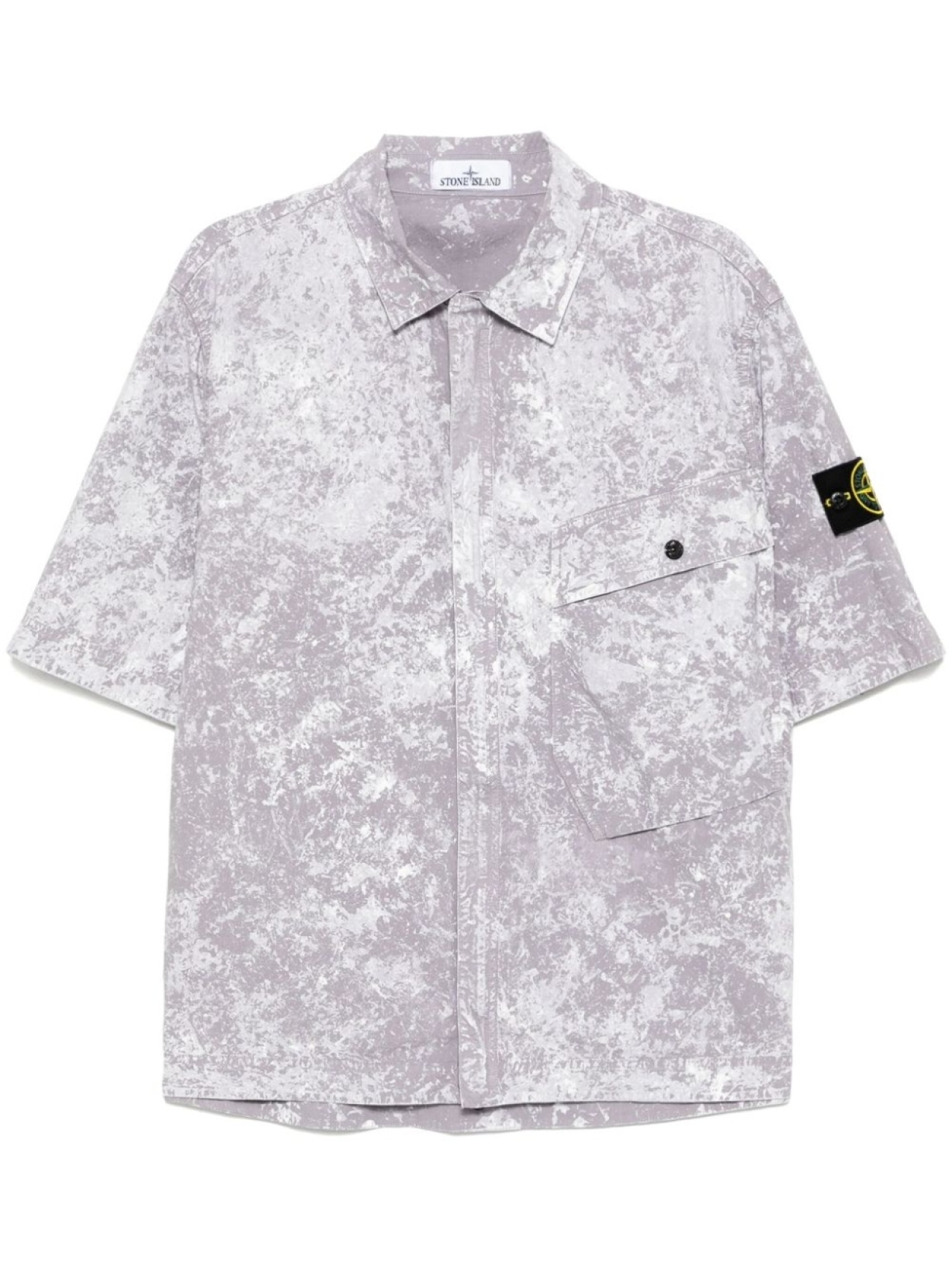 

Stone Island рубашка с короткими рукавами, фиолетовый