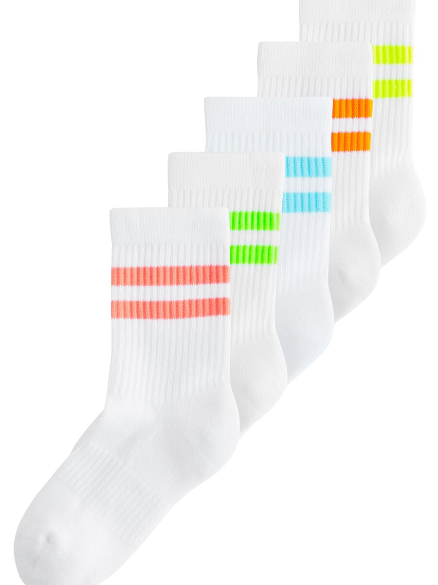 

Носки Next, цвет Light blue/Lime/Cranberry