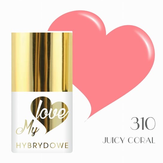 

Гибридный лак для ногтей Juicy Coral Mylove UV/Led 310, SUNFLOWER
