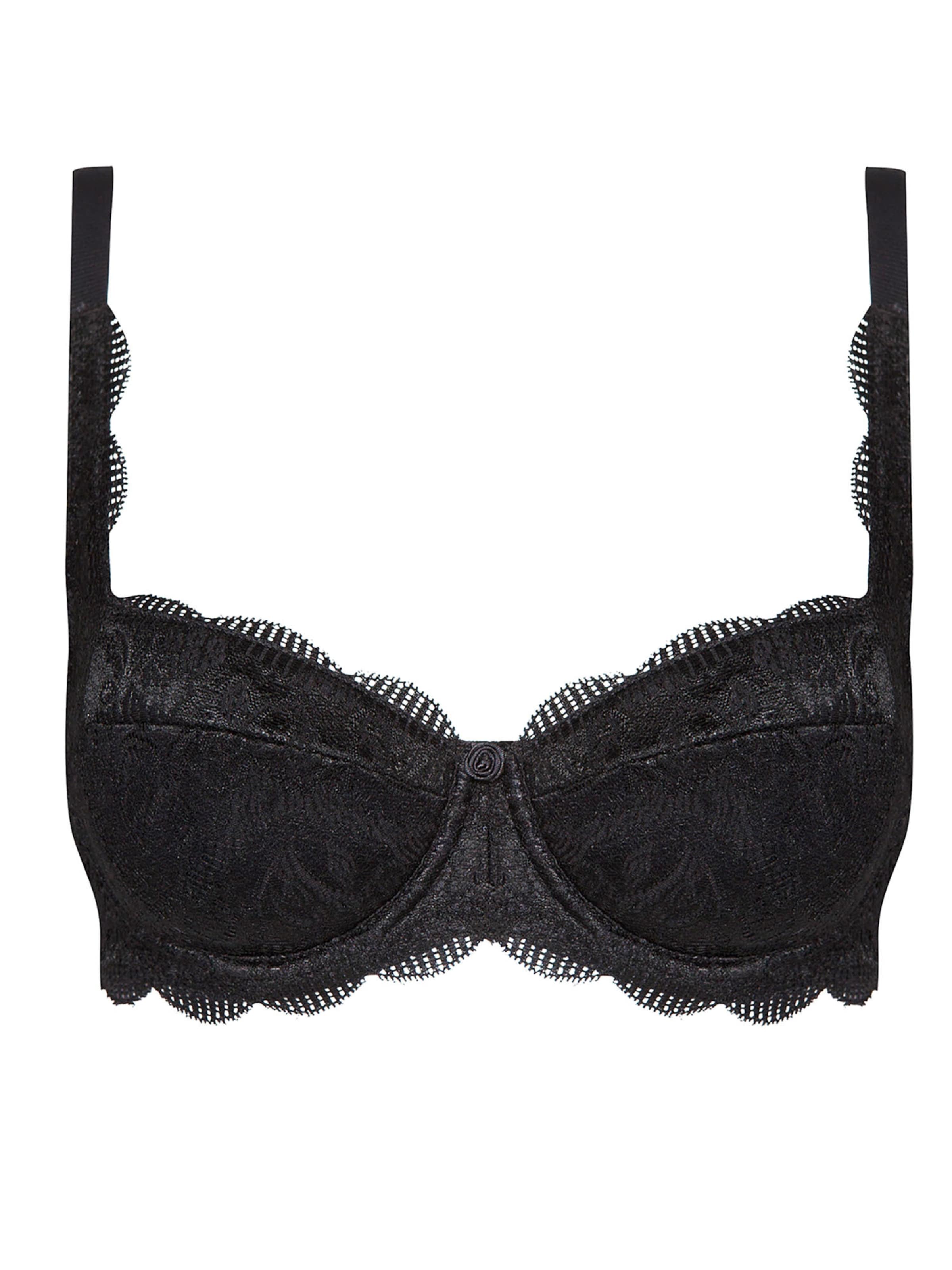 

SUSA Push-up бюстгальтер 'Wiesn-Zauber' в черном цвете