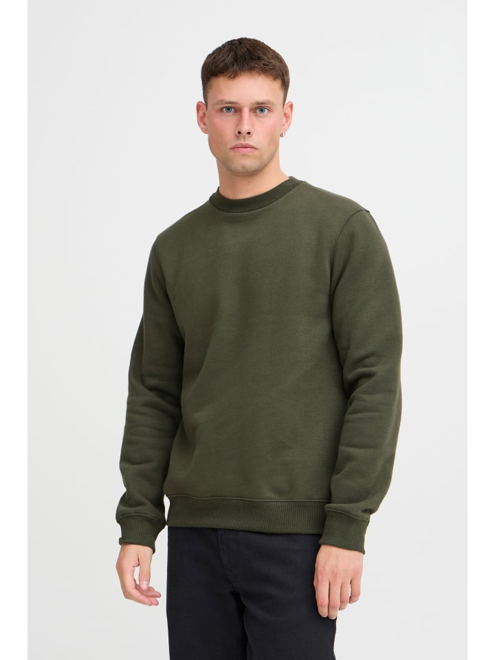 

Толстовка BLEND Longpullover BHSweatshirt 20718189 Moderner Basic Pullover, оливковый