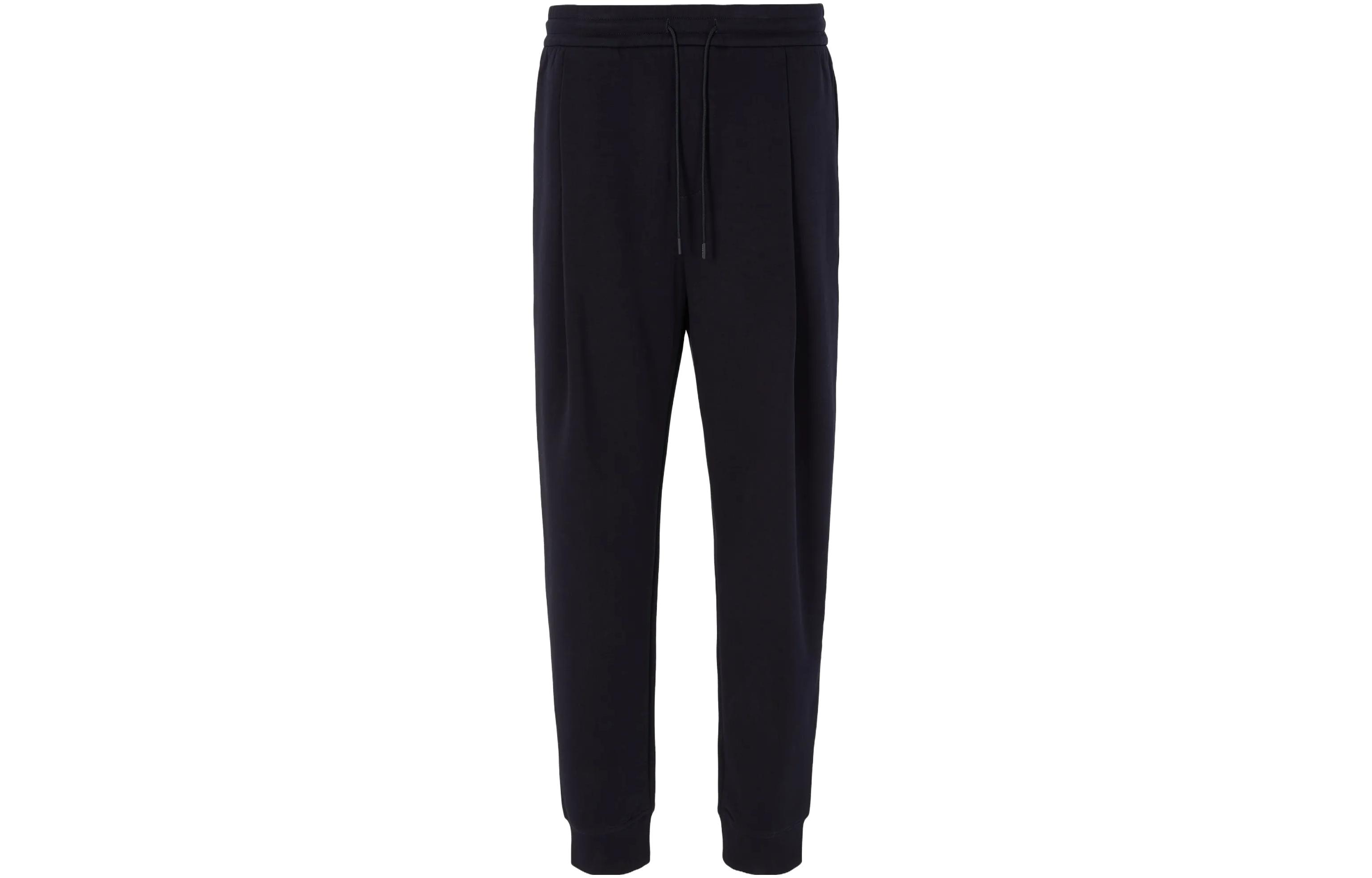 

Плиссированные джерси спортивные брюки EMPORIO ARMANI, морской синий