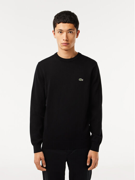 

Свитер обычного кроя Lacoste, черный