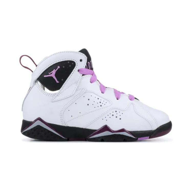 Детские баскетбольные кроссовки Air 7 Jordan, белый/фиолетовый — фото 4