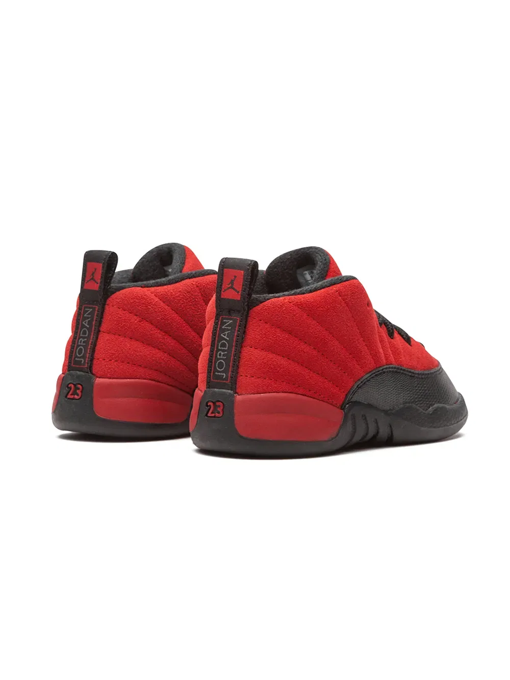Кроссовки Air Jordan 12 "Reverse Flu Game" Jordan Kids, красный — фото 3