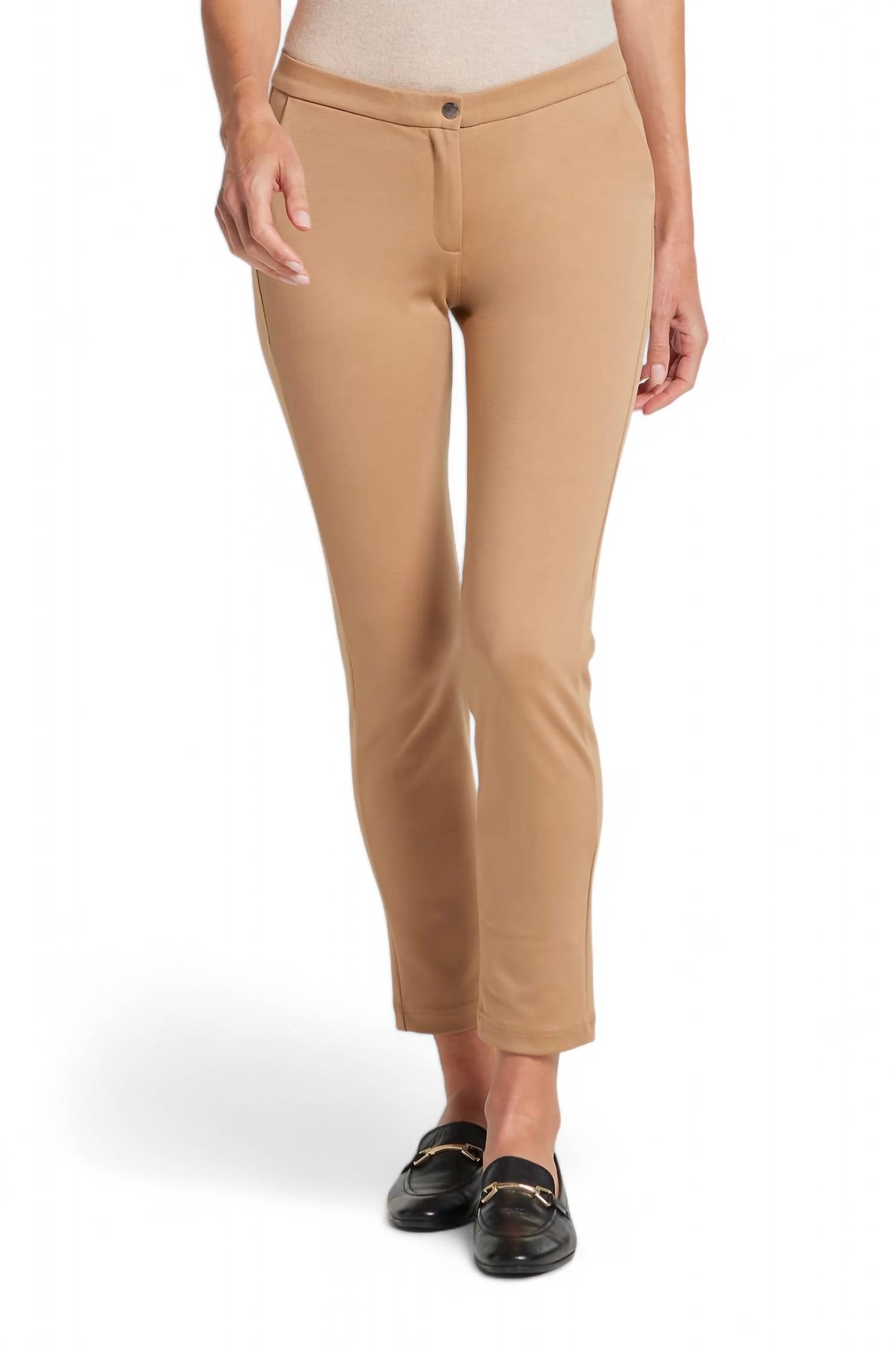 

Брюки Gloria Ponte цвета Camel Anatomie