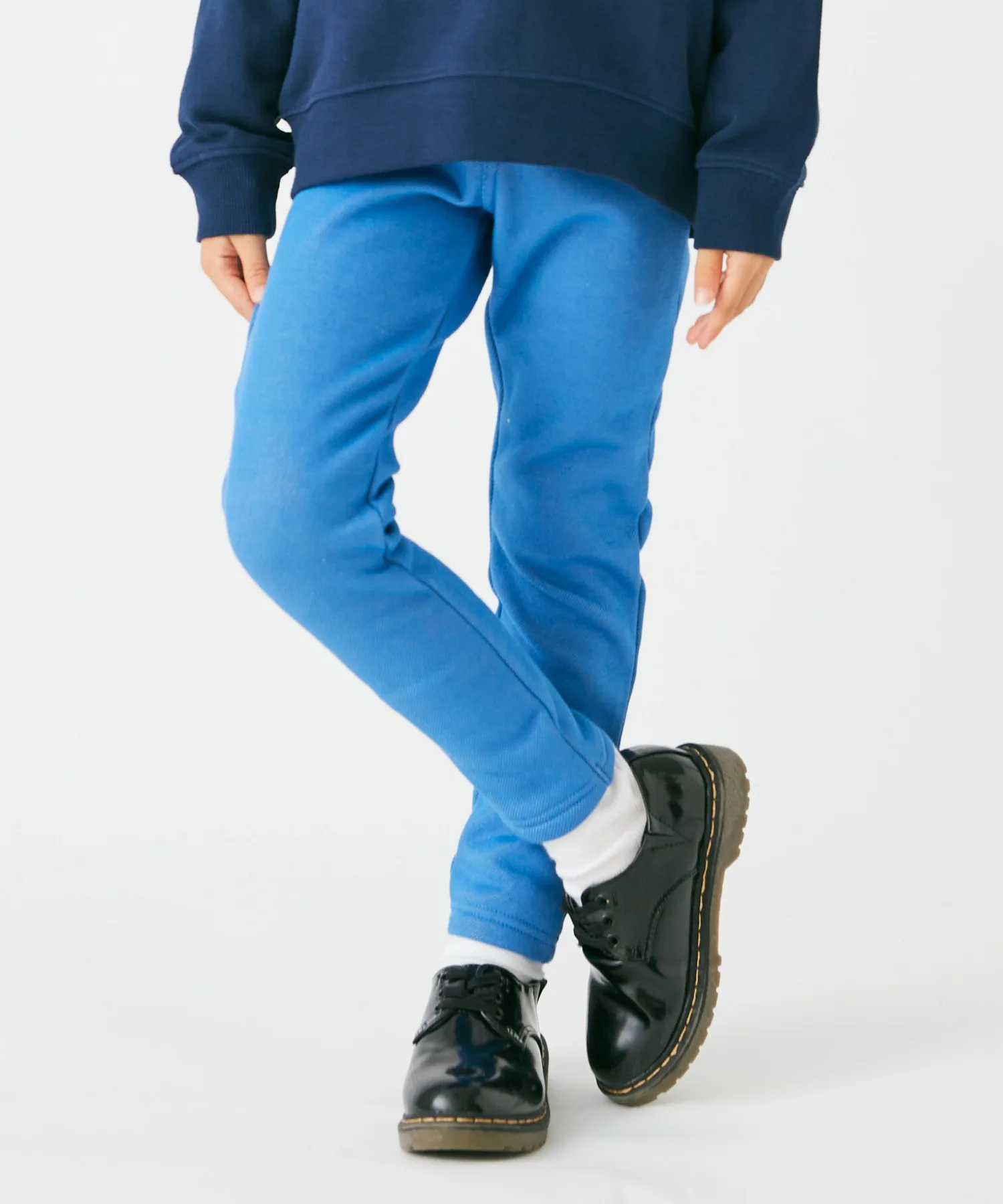Детские штаны с флисом внутри ever closet 32630 голубые