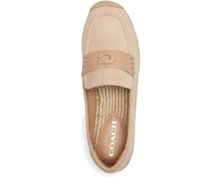Лоферы COACH Camilla Suede Espadrille, цвет Beechwood — фото 2