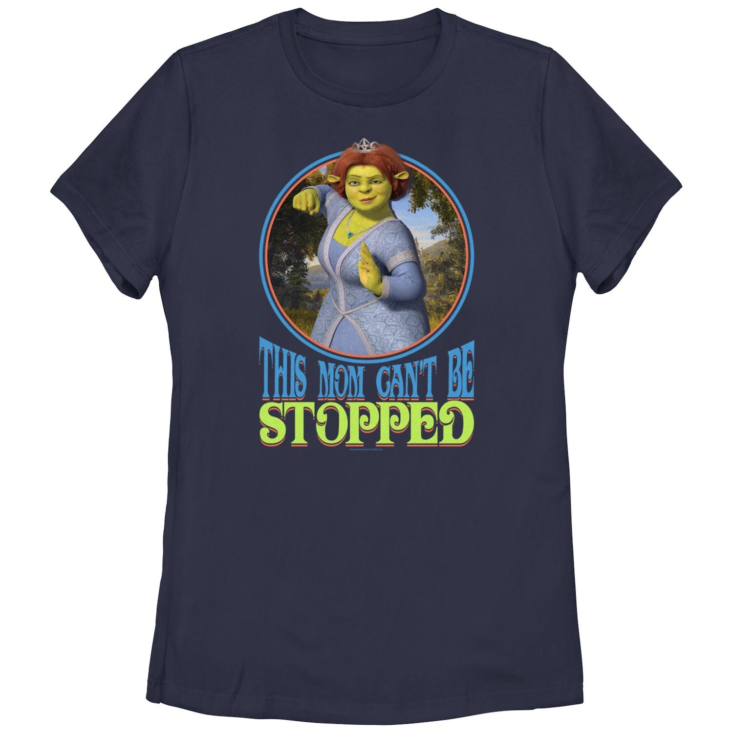 

Футболка с рисунком «Фиона» Disney/Pixar «Шрек Джуниорс»: «Эту маму невозможно остановить» Licensed Character