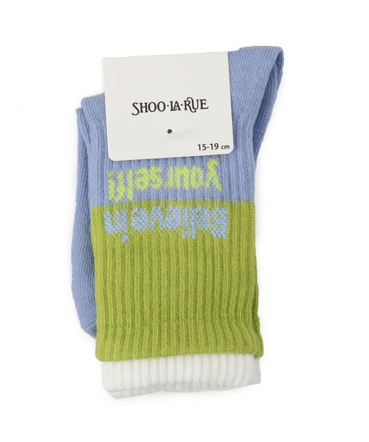 Носки средней высоты с двойным отверстием Shoo・La・Rue, Blue (592)