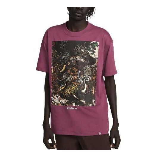 

Футболка Nike ACG Tidal Pool T-Shirt 'Rosewood', фиолетовый