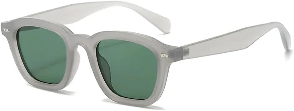 

Ретро женские солнцезащитные очки с леопардовым принтом, защита от УФ-излучения UV400; мужские солнцезащитные очки с заклепками и декором в стиле панк HDUBFY, 4