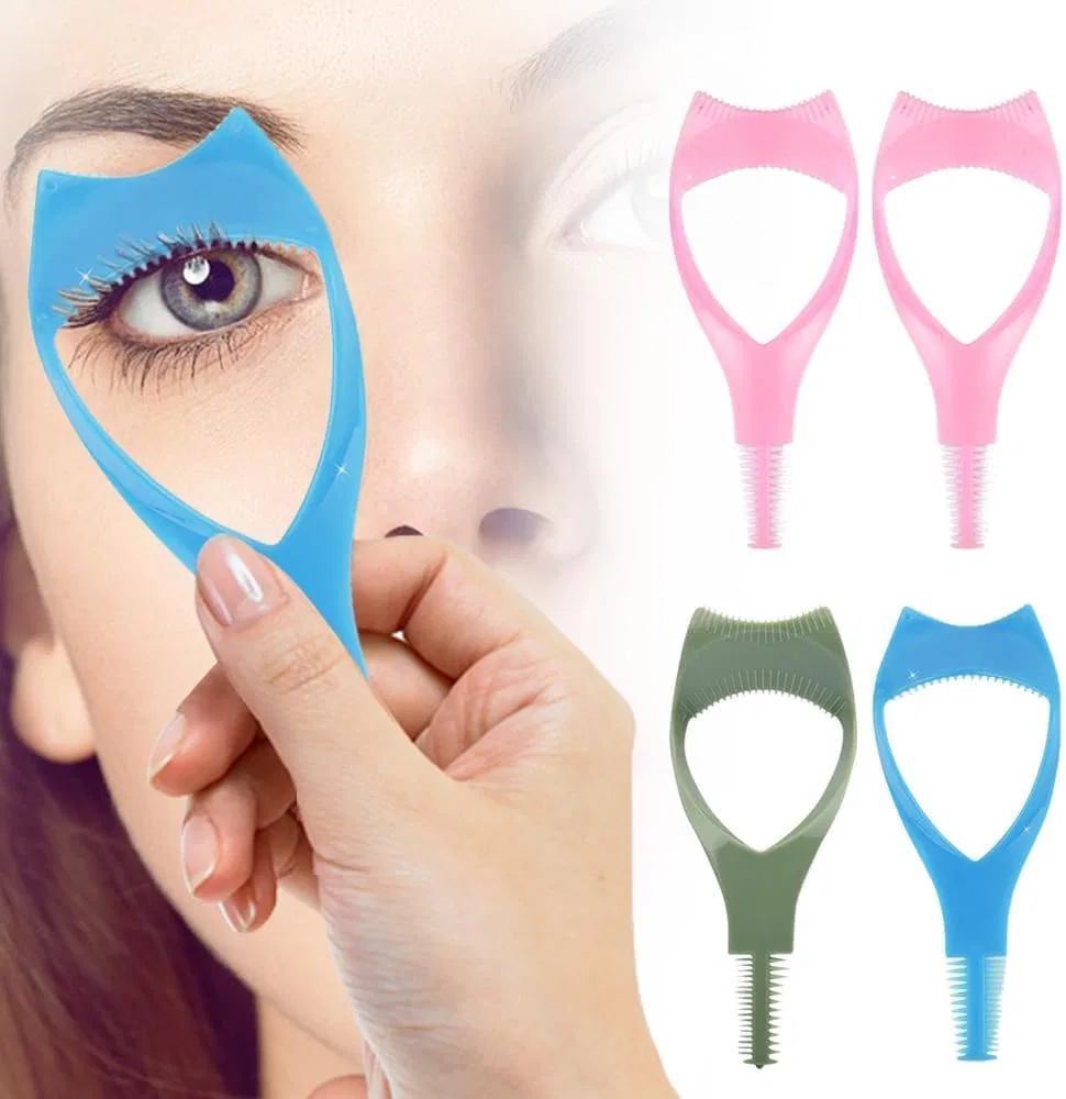 Инструмент для макияжа ресниц 3 в 1 Povvfrty, Blue+Green+2*Pink