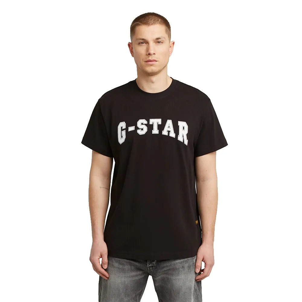 

Футболка с коротким рукавом G-Star Felt Logo, черный