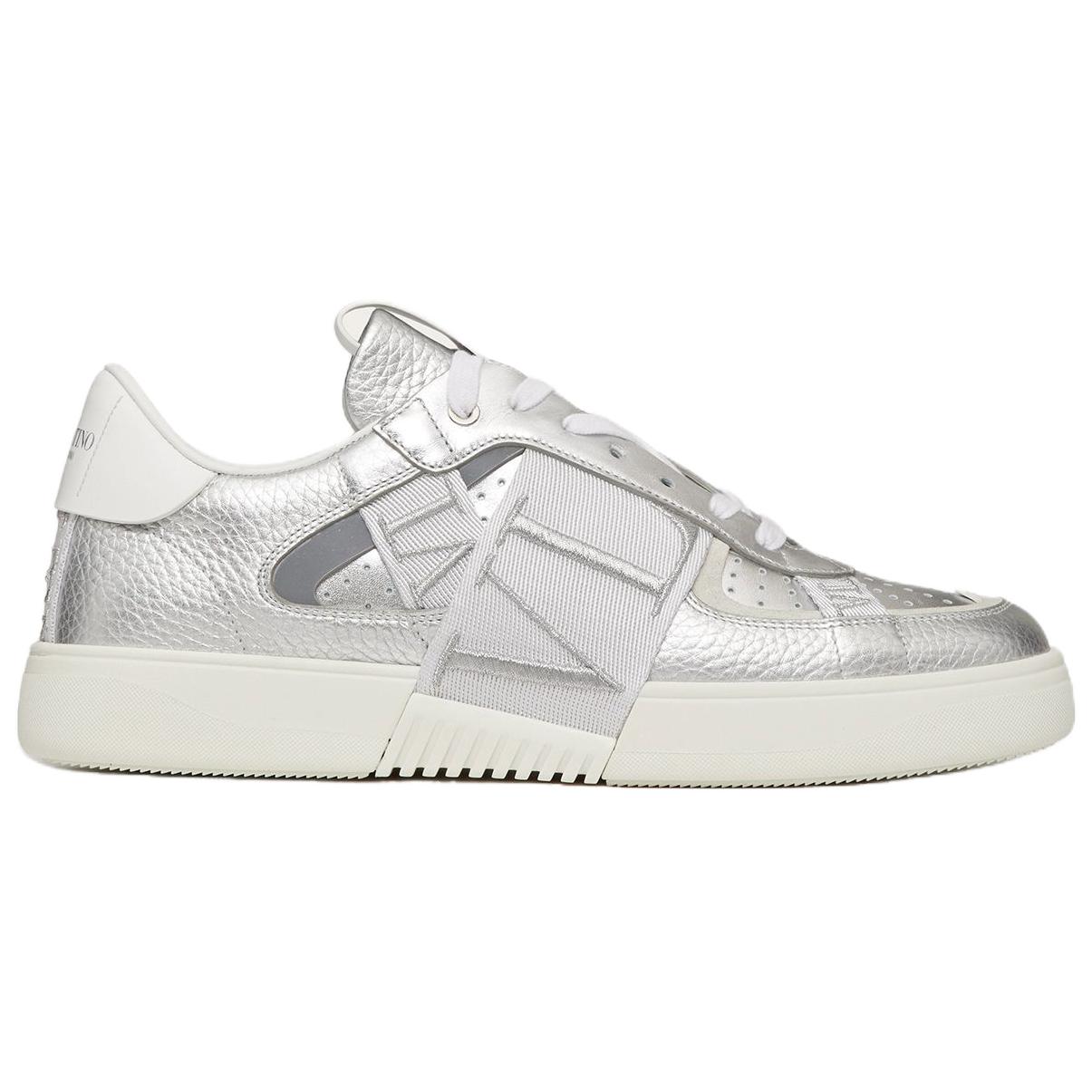 Valentino GARAVANI Vl7n низкие скейтерские кроссовки мужские silver — фото 3