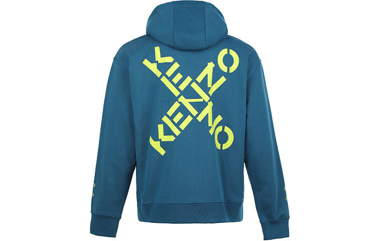 

Толстовка мужская Kenzo, синий / желтый