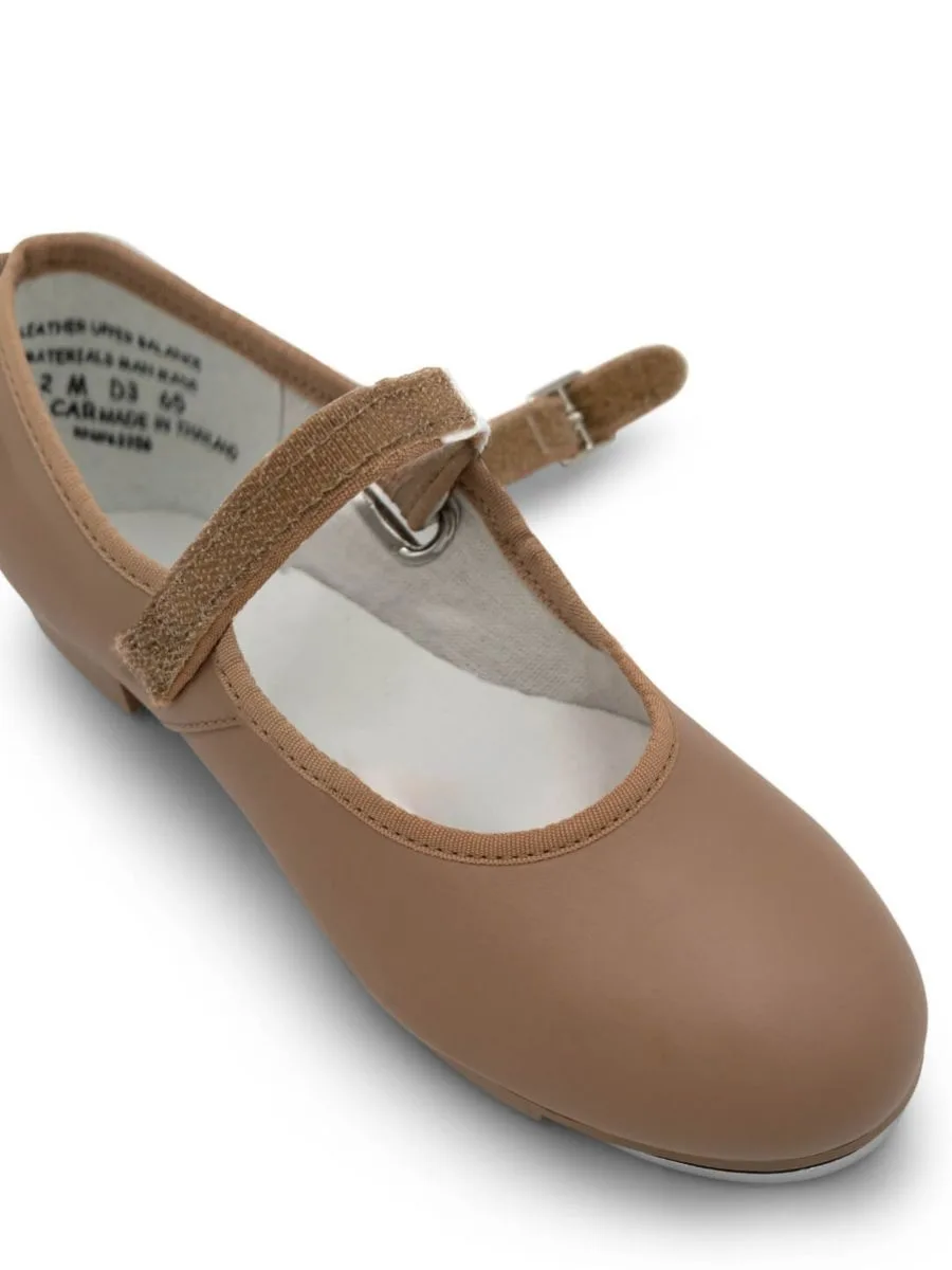 Capezio Девичьи туфли для чечетки Мэри Джейн, черные лакированные — фото 2