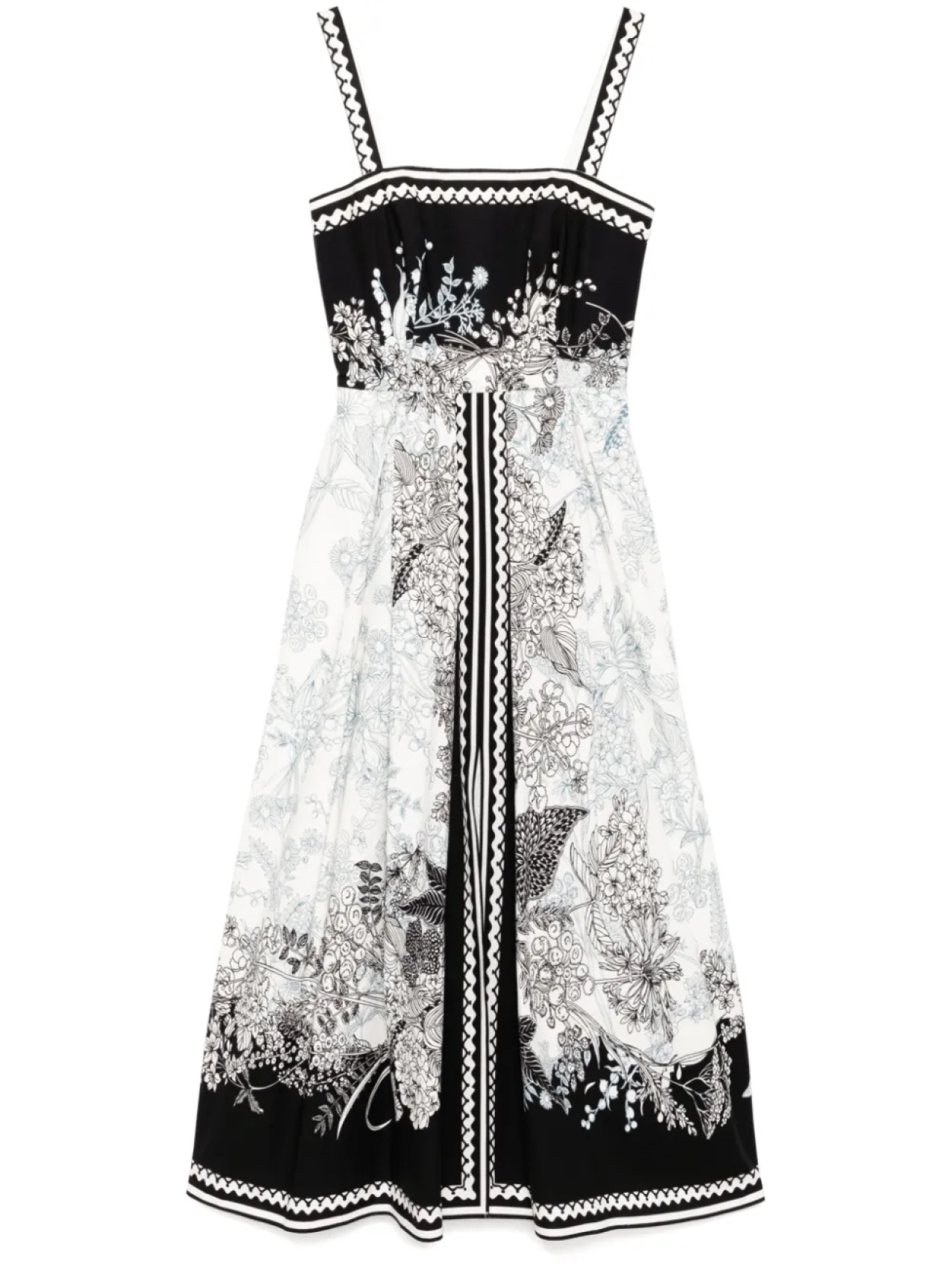 

Elie Saab платье с принтом, черный