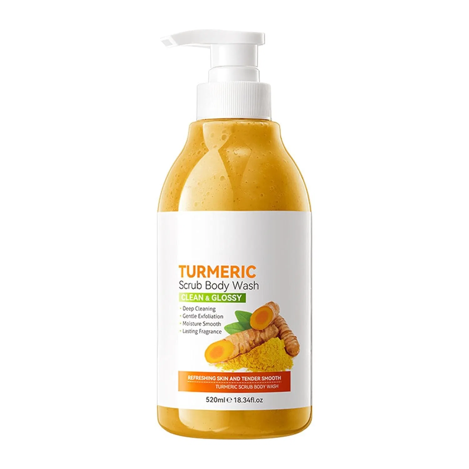 Отшелушивающий гель для душа с куркумой Generisch, 1Pcs