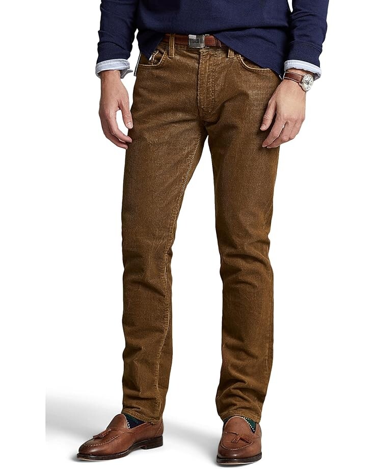 

Брюки Polo Ralph Lauren Varick Slim Straight Corduroy, цвет Sepia