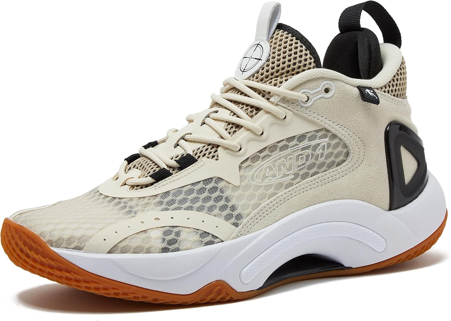 

Баскетбольные кроссовки AND1 для женщин и мужчин, высокие баскетбольные кроссовки для мужчин - женские баскетбольные кроссовки размером с 6 по 16, черный/бежевый/кремовый