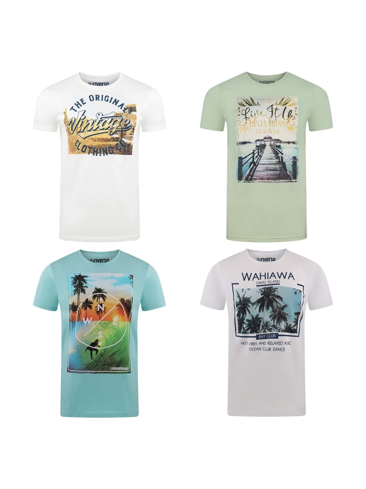 

Набор из 4 разноцветных футболок RIVLukas