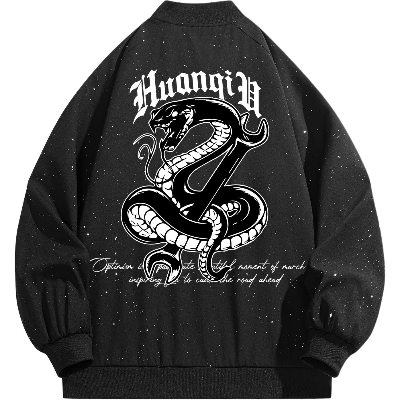

Куртка Unisex Baseball Collar Moderate HUANQIU, черный baby's breath