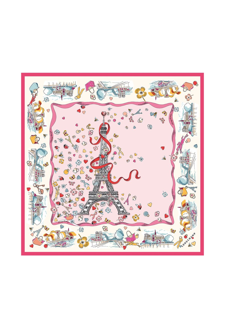 

Шарф Longchamp Scarf, Marshmallow/Pink