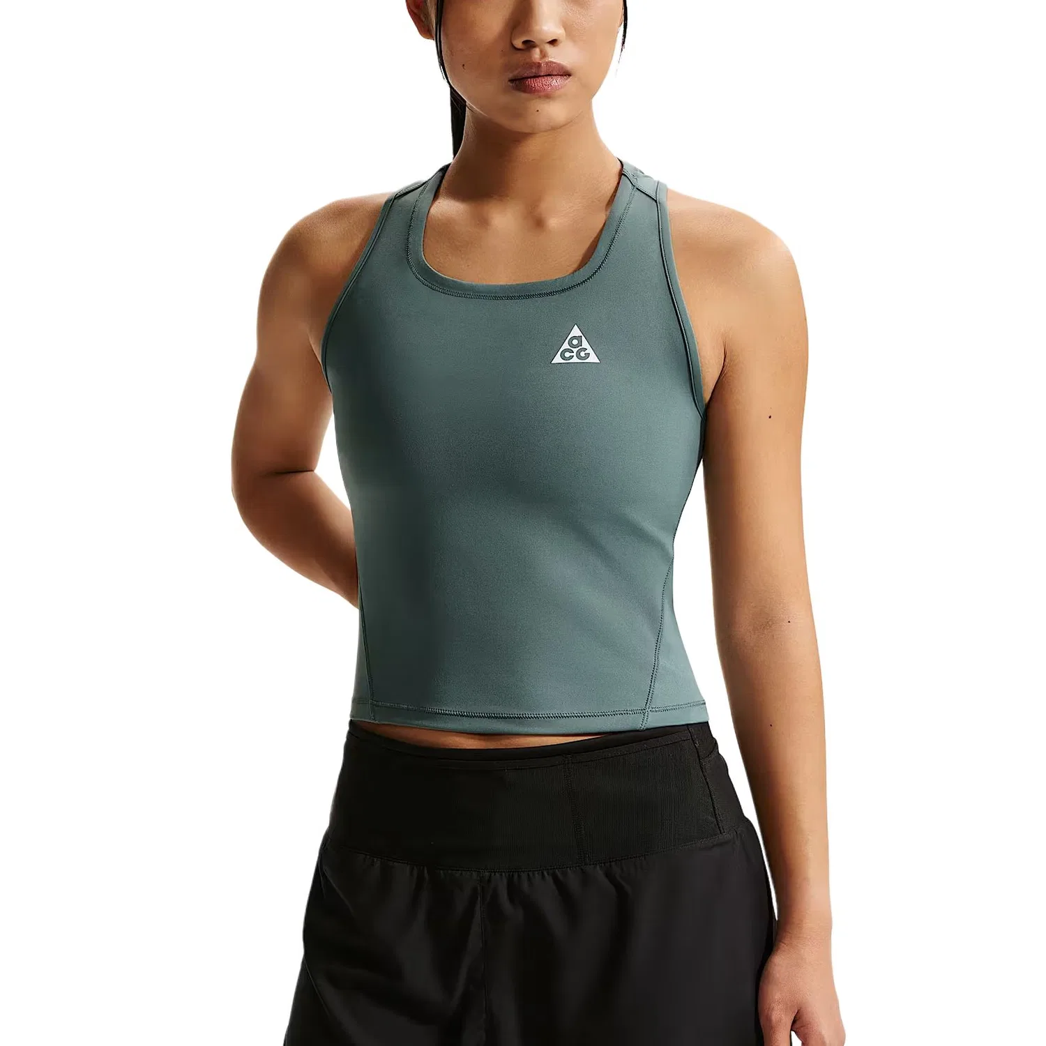 Женский топ для бега ACG Running Tank Top Nike, Mineral Slate Blue/Mountain White