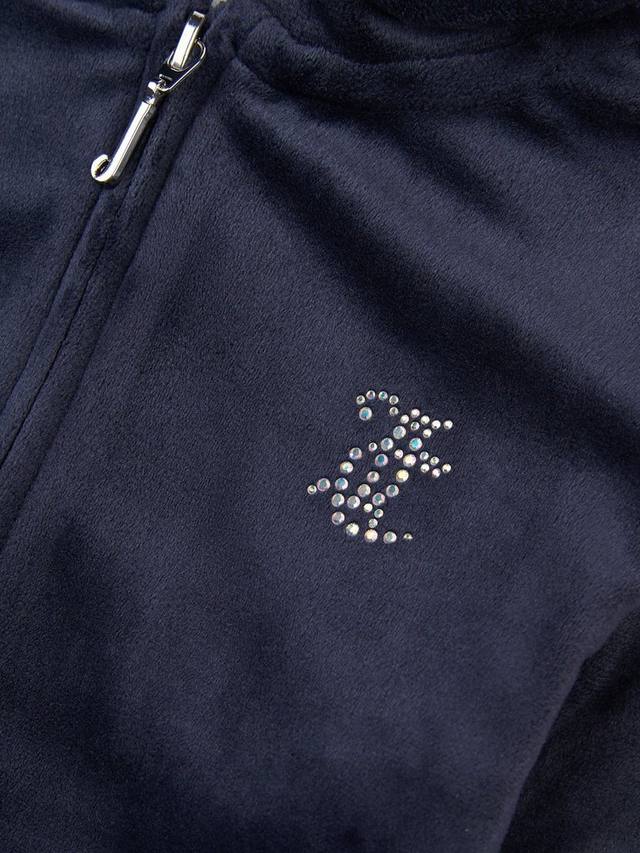 Детская худи с молнией и стразами mini diamante Juicy Couture, Night Sky — фото 3