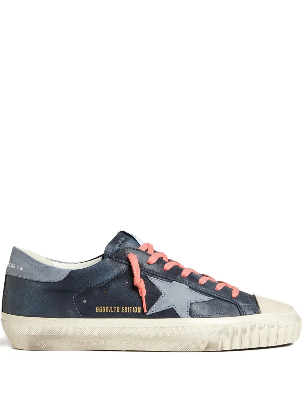 

Кеды Superstar на шнуровке GOLDEN GOOSE, синий