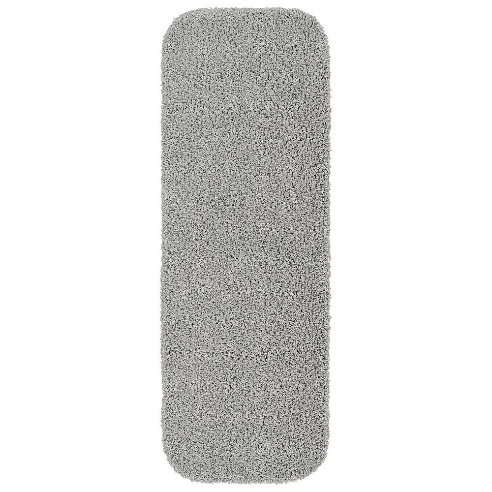 

Ковер-гирлянда Bentley Shag Коврик для ванной — 22 x 60 дюймов Garland Rug, цвет Platinum Gray