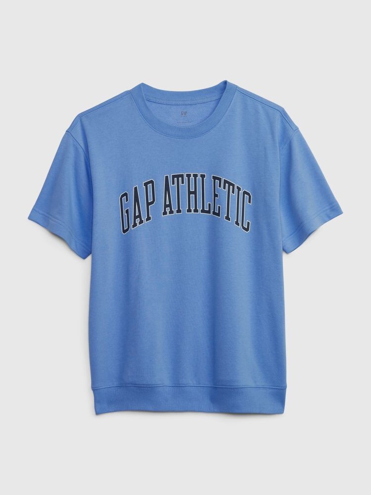 

Детская толстовка с короткими рукавами Gap, синий