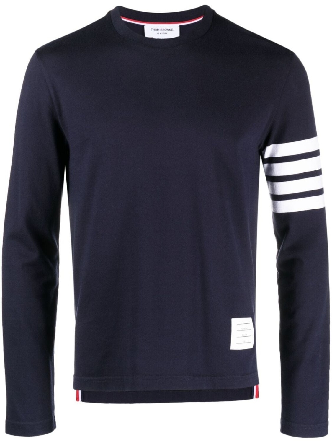 

Футболка с принтом 4-Bar Stripe 2003 Thom Browne, синий