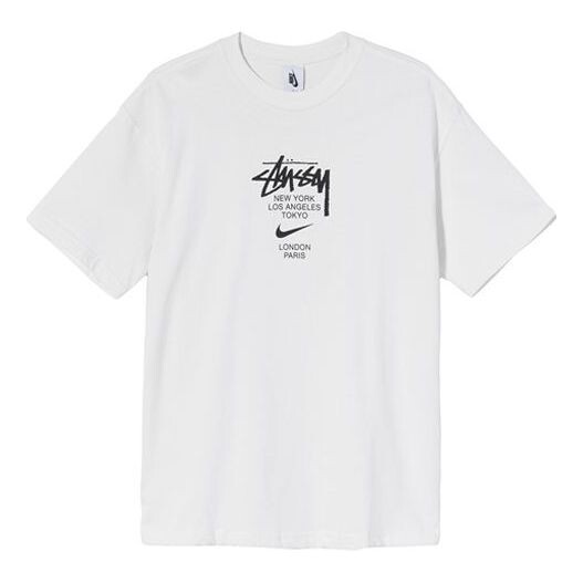 

Футболка Stussy x Nike Logo Short-Sleeve Tee Unisex White, белый