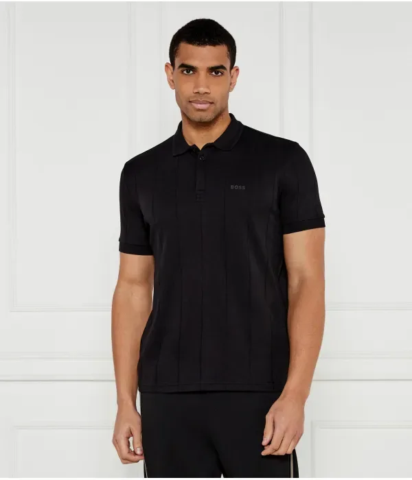 Поло Paddy DropNeedle AC regular fit Boss Green, черный