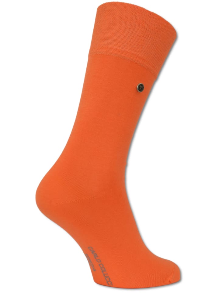 

Носки Carlo Colucci Businesssocken Venezia, оранжевый