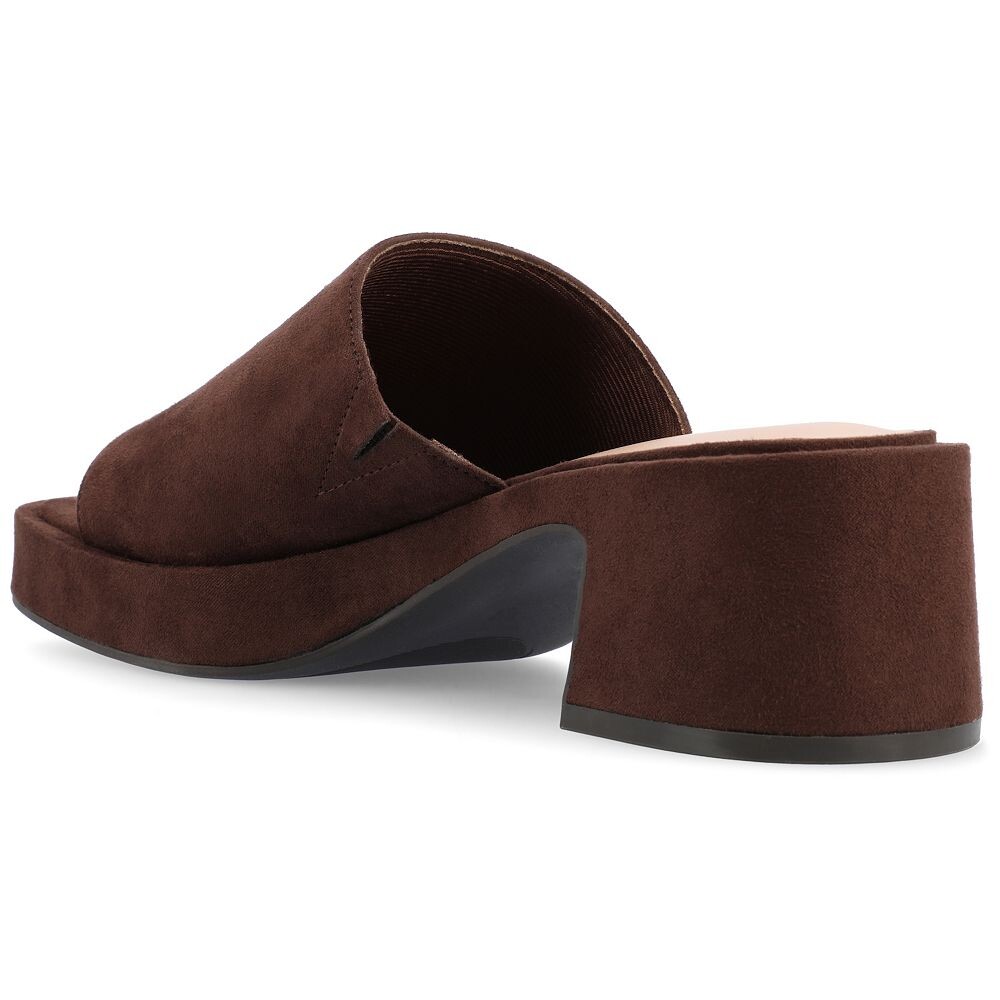 Женские сандалии без шнуровки на платформе Journee Collection Bessa Tru Comfort из пеноматериала, цвет Light Denim — фото 4