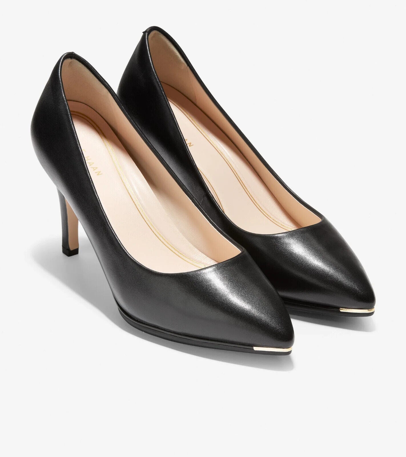 Туфли-лодочки Cole Haan Grand Ambition Pump женские US 9.5 черные кожаные на шпильке RHS3646