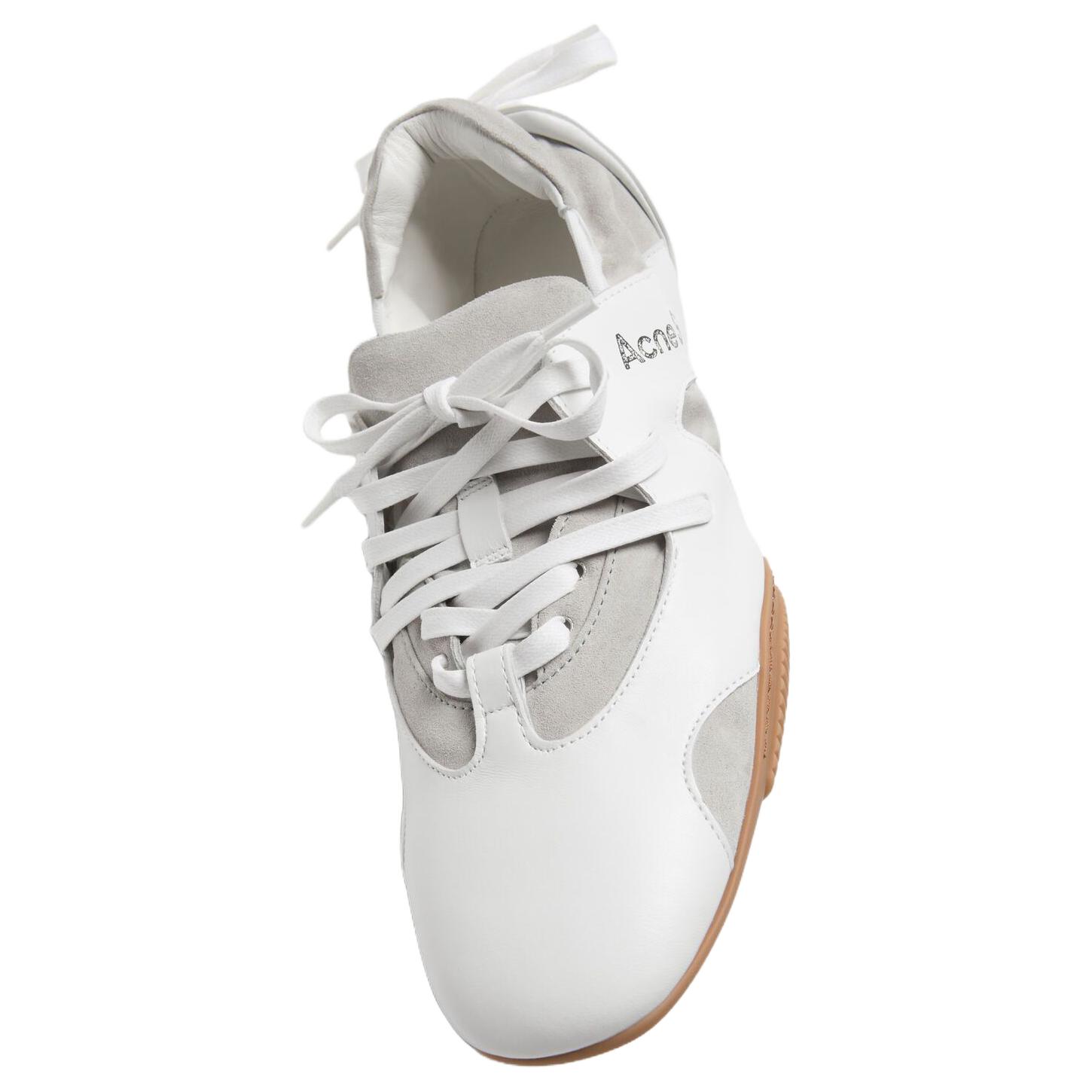 Низкие кеды мужские белые Acne Studios, Original Shoe Box Included — фото 4