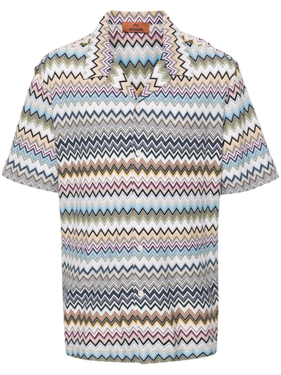 

Missoni рубашка с узором шеврон, зеленый